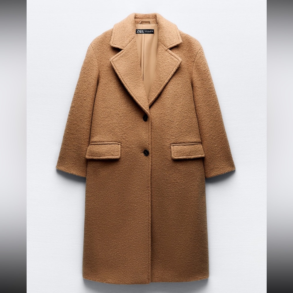 Zara coat caramel